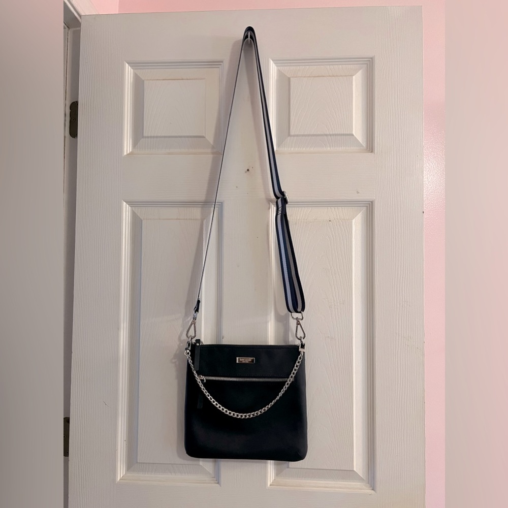 KATE SPADE Navy/Silver Crossbody